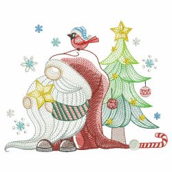 Christmas Gnome 06(Lg) machine embroidery designs