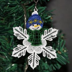 FSL Snowflake Snowman 03 machine embroidery designs