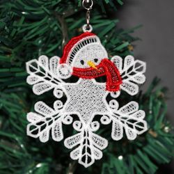 FSL Snowflake Snowman 10 machine embroidery designs