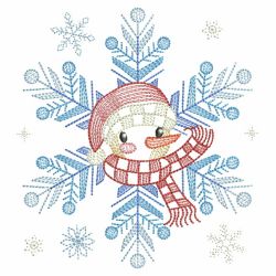 Snowflake Snowman 4 03(Sm) machine embroidery designs