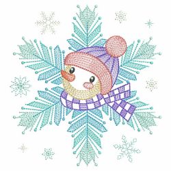 Snowflake Snowman 4 05(Sm) machine embroidery designs