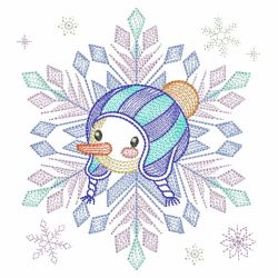 Snowflake Snowman 4 06(Sm) machine embroidery designs