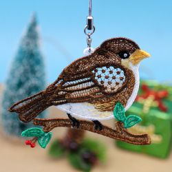FSL Christmas Birds 09 machine embroidery designs