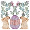 Baltimore Easter Rabbit Quilt 08(Lg)
