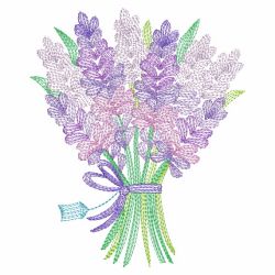 Rippled Flower Bouquets(Md) machine embroidery designs