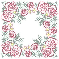 Vintage Rose Quilt 2 07(Lg) machine embroidery designs