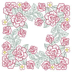 Vintage Rose Quilt 2 09(Lg) machine embroidery designs