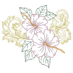 Vintage Baroque Blossoms 2 06(Sm) machine embroidery designs