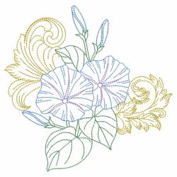 Vintage Baroque Blossoms 2 10(Sm) machine embroidery designs