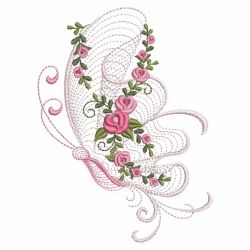 Rippled Butterflies 7(Lg) machine embroidery designs