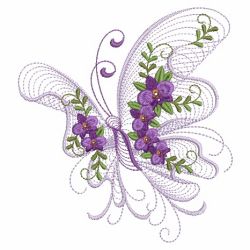 Rippled Butterflies 7 02(Lg) machine embroidery designs