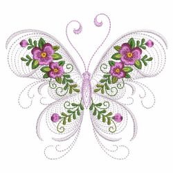 Rippled Butterflies 7 03(Sm) machine embroidery designs
