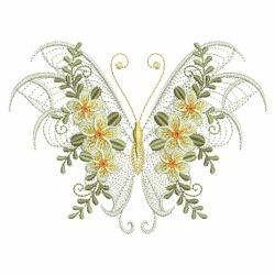 Rippled Butterflies 7 07(Lg) machine embroidery designs
