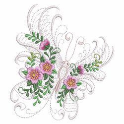Rippled Butterflies 7 09(Md) machine embroidery designs