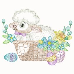 Happy Easter 3 03(Lg) machine embroidery designs