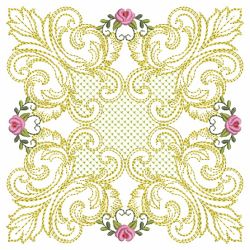 Baroque Roses Quilt 06(Lg) machine embroidery designs