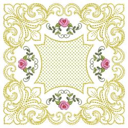 Baroque Roses Quilt 07(Md) machine embroidery designs