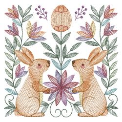 Baltimore Easter Rabbit Quilt 01(Md) machine embroidery designs