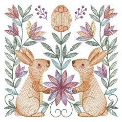 Baltimore Easter Rabbit Quilt(Lg) machine embroidery designs