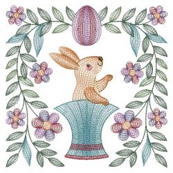 Baltimore Easter Rabbit Quilt 06(Sm) machine embroidery designs