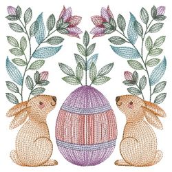 Baltimore Easter Rabbit Quilt 08(Lg)