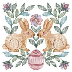 Baltimore Easter Rabbit Quilt 10(Lg) machine embroidery designs