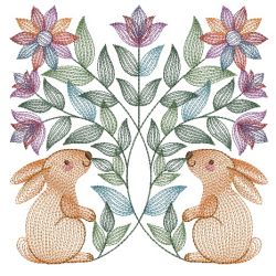 Baltimore Easter Rabbit Quilt 12(Lg) machine embroidery designs