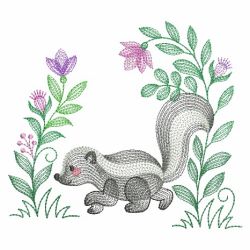 Spring Woodland Animals 3 03(Sm) machine embroidery designs