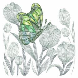 Sketched Flowers 4 07(Md)