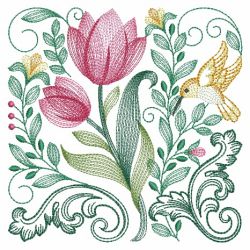 Baroque Blooms 01(Sm) machine embroidery designs