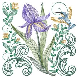 Baroque Blooms 03(Sm) machine embroidery designs