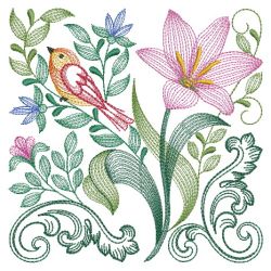 Baroque Blooms 04(Md) machine embroidery designs