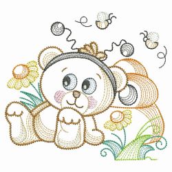 Vintage Honey Bear 02(Sm) machine embroidery designs