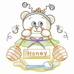 Vintage Honey Bear 08(Lg) machine embroidery designs