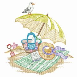 Beach Time 5 05(Md) machine embroidery designs