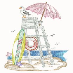 Beach Time 5 08(Md) machine embroidery designs