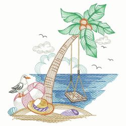 Beach Time 5 09(Sm) machine embroidery designs