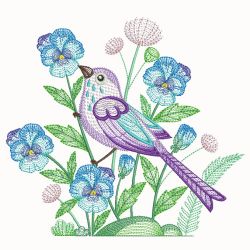 Birds And Blooms 2 05(Sm) machine embroidery designs