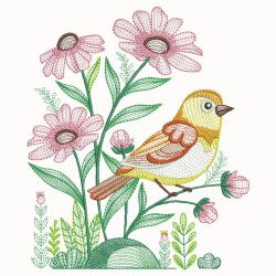Birds And Blooms 2 06(Sm) machine embroidery designs