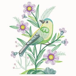 Birds And Blooms 2 07(Md) machine embroidery designs