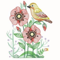 Birds And Blooms 2 08(Sm) machine embroidery designs