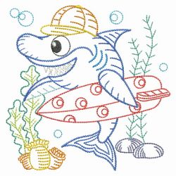 Vintage Under The Sea(Lg) machine embroidery designs