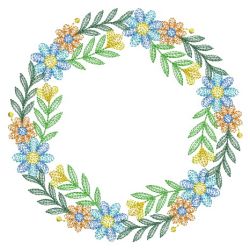 Wildflower Wreaths 07(Md) machine embroidery designs