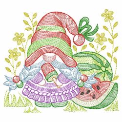 Fruity Gnome 2 03(Lg) machine embroidery designs