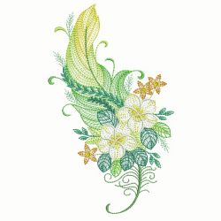 Feathers In Bloom 02(Md) machine embroidery designs
