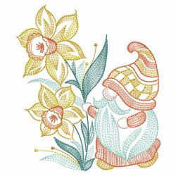 Months Of The Year Gnome 2 03(Md) machine embroidery designs