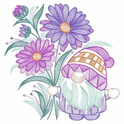 Months Of The Year Gnome 2 09(Lg) machine embroidery designs
