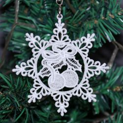 FSL Snowflake Ornaments 01 machine embroidery designs