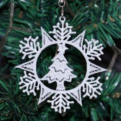 FSL Snowflake Ornaments 06 machine embroidery designs
