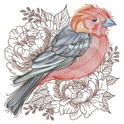 Sketched Birds 01(Lg) machine embroidery designs